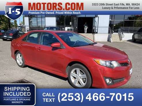 2012 Toyota Camry SE Sedan Camry Toyota - - by dealer for sale in Fife, WA