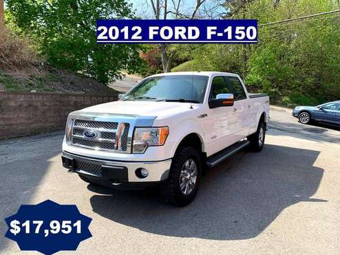 2012 Ford F-150 SuperCrew 145 Platinum 4WD/LEATHER/BACK UP for sale in Pittsburgh, PA