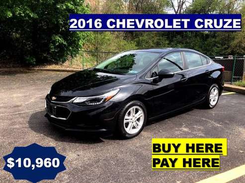 2016 Chevrolet Cruze 88K MILES/BACK UP CAM/NEW INSPECTION! for sale in Pittsburgh, PA