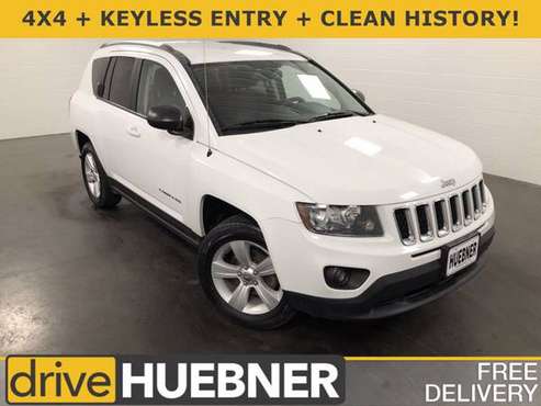 2016 Jeep Compass Bright White Clearcoat Great Deal AVAILABLE for sale in Carrollton, OH