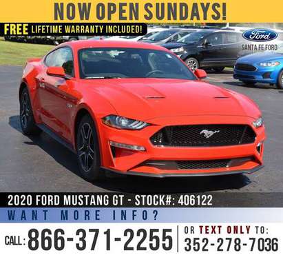 2020 FORD MUSTANG GT *** SAVE Over $3,000 off MSRP! *** - cars &... for sale in Alachua, FL