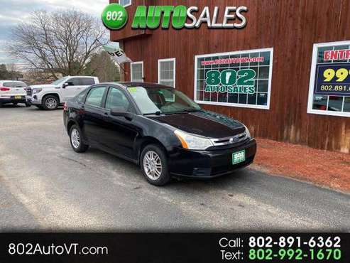 2010 Ford Focus 4dr Sdn SE - cars & trucks - by dealer - vehicle... for sale in Milton, VT