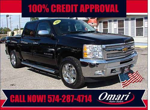 2012 Chevrolet Silverado 1500 4WD Crew Cab 143.5" LT . APR as low as... for sale in South Bend, IN