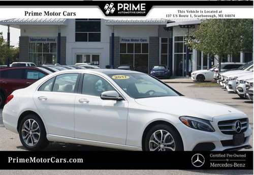 2017 Mercedes-Benz C-Class C 300 4MATIC® - cars & trucks - by dealer... for sale in Scarborough, ME