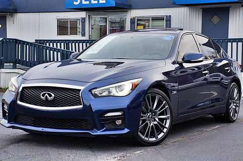 2016 Infiniti Q50 Red Sport 400 - cars & trucks - by dealer -... for sale in Conyers, GA
