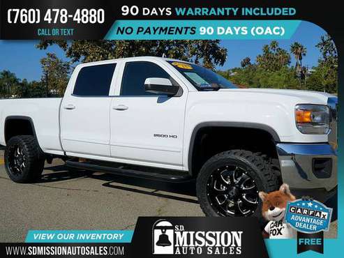 2015 GMC Sierra 2500HD SLE FOR ONLY $540/mo! - cars & trucks - by... for sale in Vista, CA