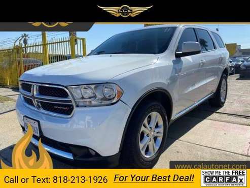 2013 Dodge Durango SXT suv Bright White - - by dealer for sale in INGLEWOOD, CA