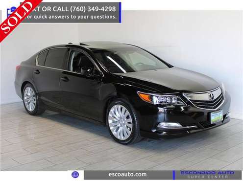 2014 Acura RLX Advance Pkg - Ask About Our Special Pricing! - cars & for sale in Escondido, CA