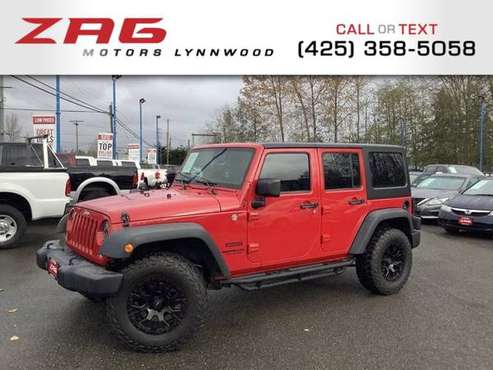 2014 Jeep Wrangler Unlimited - cars & trucks - by dealer - vehicle... for sale in Lynnwood, WA