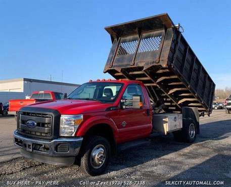 2014 Ford F-350 F350 F 350 SD XLT 4x4 STAKE Body Mason Dump Truck... for sale in Paterson, PA