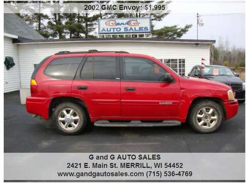 2002 GMC Envoy SLE 4WD 4dr SUV 201125 Miles - cars & trucks - by... for sale in Merrill, WI