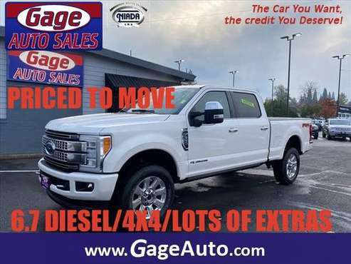 2017 Ford F-350 Super Duty Diesel 4x4 4WD F350 Truck Platinum... for sale in Milwaukie, OR