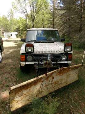 1988 Range Rover/Land Rover with snow blade - 4x4 for sale in Battle Creek, MI