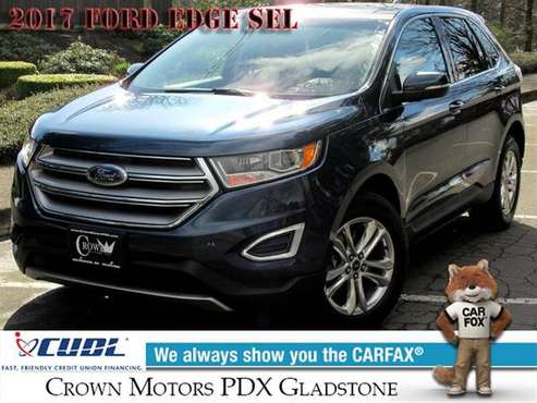2017 Ford Edge SEL AWD Panorama Roof 68k miles One Owner - cars & for sale in Gladstone, OR