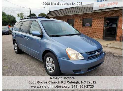 2008 Kia Sedona 181,276 Miles Blue - cars & trucks - by dealer -... for sale in Raleigh, NC