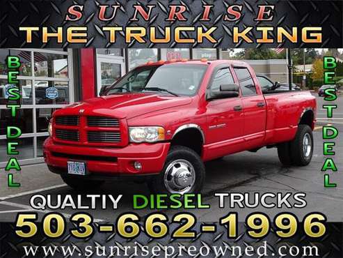 5.9 DUALLY UNDER 75k miles!!! for sale in Milwaukie, OR
