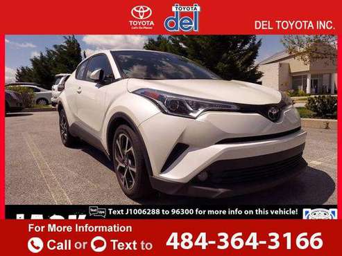 2018 Toyota CHR XLE Premium hatchback White - - by for sale in Thorndale, PA