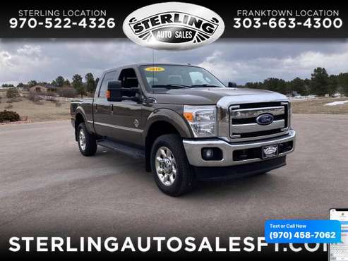 2016 Ford Super Duty F-350 F350 F 350 SRW 4WD Crew Cab 156 Lariat for sale in Sterling, CO