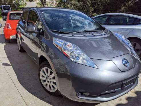 2017 Nissan Leaf S ** Red HOV Carpool Sticker **All Electric - cars... for sale in Vista, CA