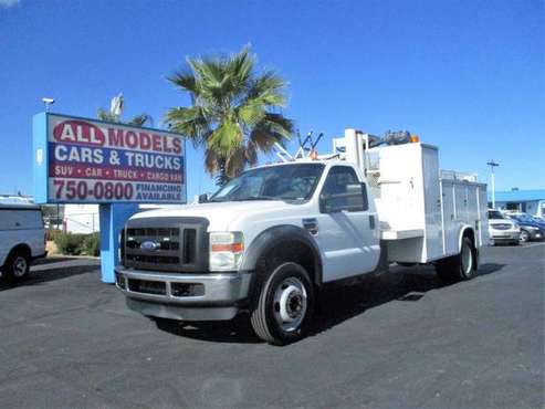 2008 Ford F550 Super Duty Regular Cab Service Work Truck with... for sale in Tucson, TX