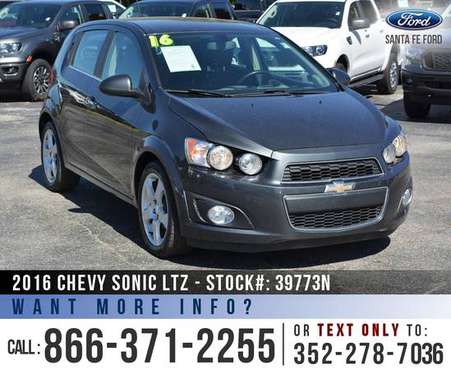 *** 2016 CHEVY SONIC LTZ *** 40+ Used Vehicles UNDER $12K! for sale in Alachua, FL