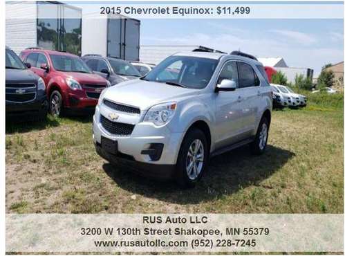 2015 Chevrolet Equinox LT - cars & trucks - by dealer - vehicle... for sale in Shakopee, MN