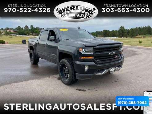2018 Chevrolet Chevy Silverado 1500 4WD Crew Cab 143.5 LT w/2LT -... for sale in Sterling, CO