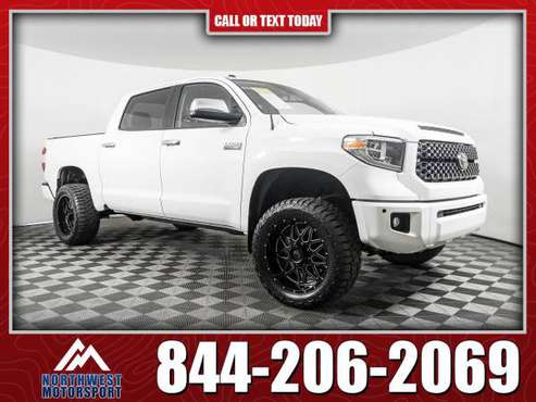 Lifted 2019 Toyota Tundra Platinum 4x4 - - by dealer for sale in Spokane Valley, MT