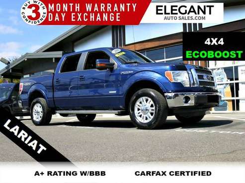 2011 Ford F-150 Lariat leather loaded 4x4 ecoboost crew cab 2 owner 4 for sale in Beaverton, OR