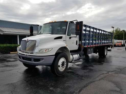 2013 INTERNATIONAL 4400 25FT FLATBED/LIFTGATE for sale in Plant City, FL