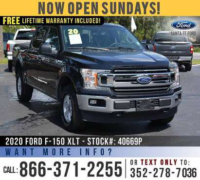 2020 FORD F-150 XLT 4WD *** Bedliner, FordPass Connect, SiriusXM ***... for sale in Alachua, FL