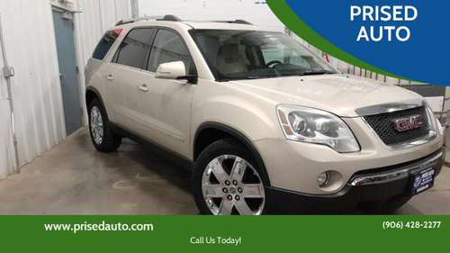 2010 GMC ACADIA SLT-2 AWD SUV, LOADED - SEE PICS - cars & trucks -... for sale in GLADSTONE, WI