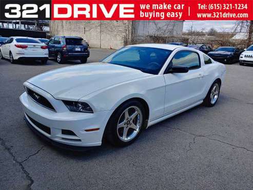 2013 Ford Mustang White Buy Here Pay Here - - by for sale in Nashville, TN