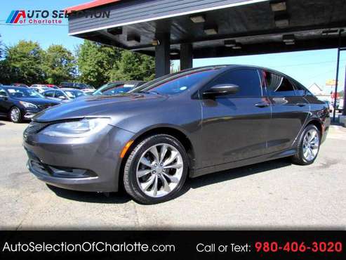 2015 Chrysler 200 S ~FINANCE EVERYONE~* - cars & trucks - by dealer... for sale in Charlotte, NC