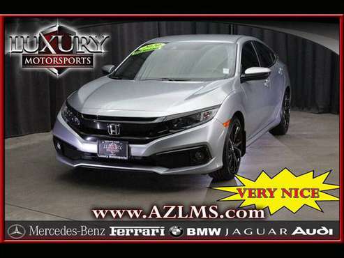 15792 - 2020 Honda Civic Sport CARFAX 1-Owner Under Warranty 20 for sale in AZ