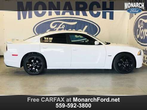 2014 *Dodge* *Charger* *R/T* WHITE for sale in EXETER, CA