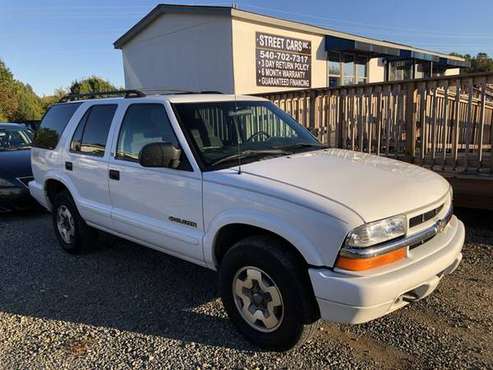 2002 Chevrolet Blazer - 6 month/6000 MILE WARRANTY// 3 DAY RETURN... for sale in Fredericksburg, NC