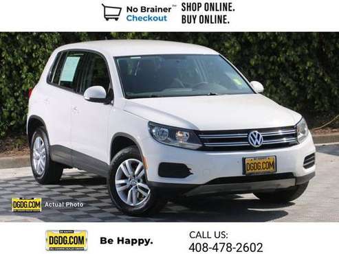 2012 VW Volkswagen Tiguan S hatchback Candy White for sale in San Jose, CA