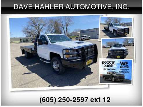 2017 Chevrolet Silverado 3500HD Diesel flatbed! - - by for sale in Webster, SD