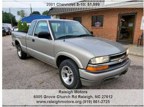 2001 Chevrolet S-10 204,876 Miles Gray - cars & trucks - by dealer -... for sale in Raleigh, NC
