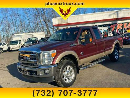 2011 Ford F-250 f250 f 250 4x4 Lariat ext cab 8 ft LB diesel - cars for sale in south amboy, NJ