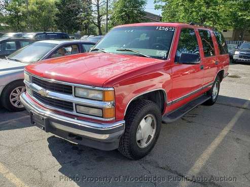 1997 Chevrolet Tahoe 1500 4dr 4WD Red - - by for sale in Woodbridge, District Of Columbia
