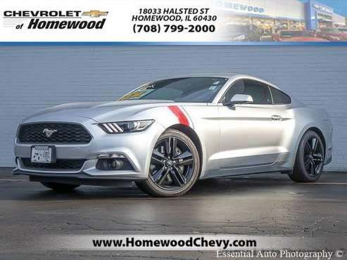 2015 Ford Mustang coupe - Silver for sale in Homewood, IL
