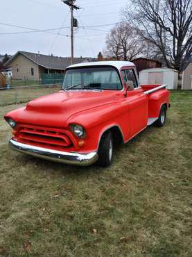 1957 Chevy Apache pickup - cars & trucks - by owner - vehicle... for sale in polson, MT