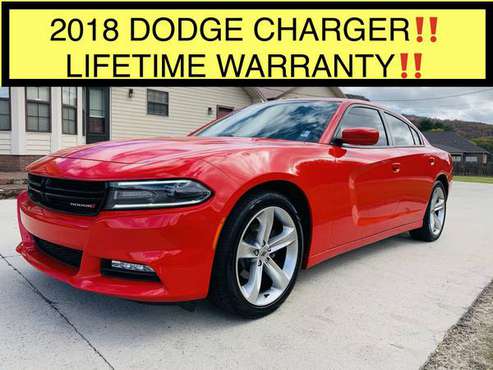2018 DODGE CHARGER SXT PLUS! LIFETIME WARRANTY! LIKE NEW! LOW MILES!... for sale in South Pittsburg, TN