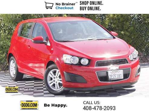 2013 Chevy Chevrolet Sonic LT hatchback Victory Red for sale in San Jose, CA