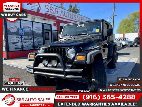 2004 Jeep Wrangler X Sport Utility 2D 2 D 2-D PRICED TO SELL! - cars for sale in Sacramento , CA