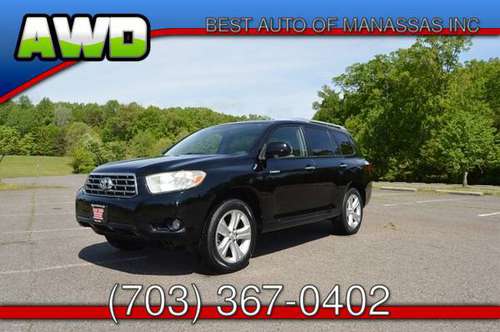 2008 TOYOTA HIGHLANDER LIMITED AWD 1 OWNER 3RD ROW SEATS - cars & for sale in MANASSAS, District Of Columbia