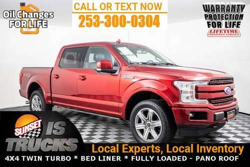 2018 Ford F-150 4x4 4WD F150 LARIAT Truck SuperCrew PICKUP - cars &... for sale in Sumner, WA