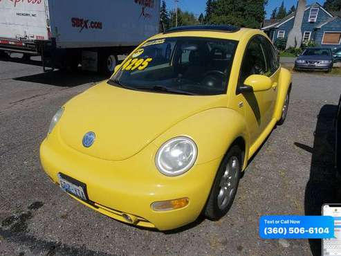 2002 Volkswagen New Beetle GLS 2dr Coupe - cars & trucks - by dealer... for sale in Mount Vernon, WA